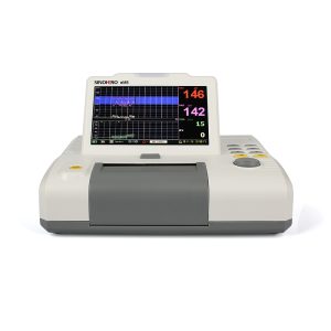 Monitor fetal para monitoreo de frecuencia cardíaca del bebé y contracciones uterinas en Ecuador.