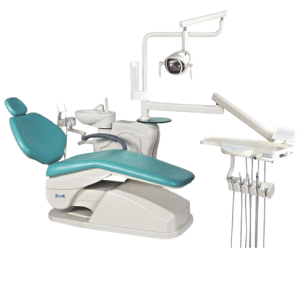 Sillón odontológico para atención de pacientes en clínicas dentales en Ecuador.